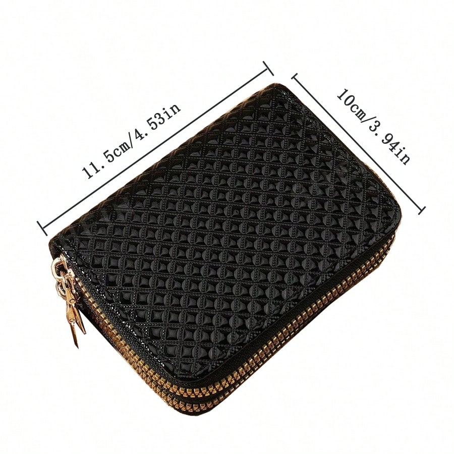 Double Zipper Wallet | Pocket Wallet | Coin Purse | Multi-Card Organizer