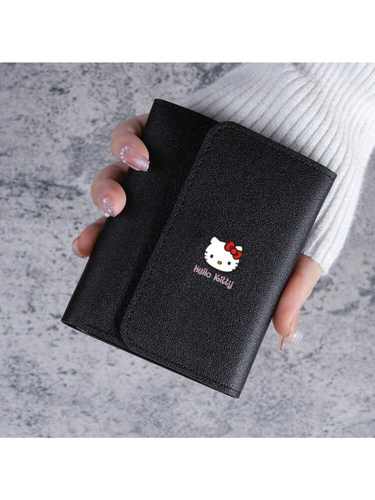 Sanrio Sanrio Hello Kitty New Simple Solid Color Women’s Short Wallet, Small And Exquisite Design