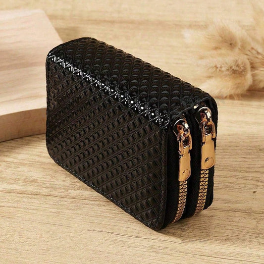 Double Zipper Wallet | Pocket Wallet | Coin Purse | Multi-Card Organizer