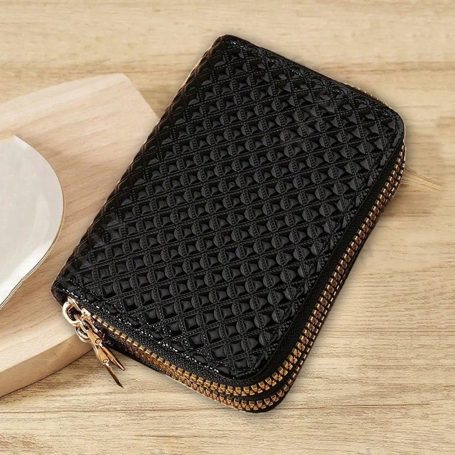 Double Zipper Wallet | Pocket Wallet | Coin Purse | Multi-Card Organizer