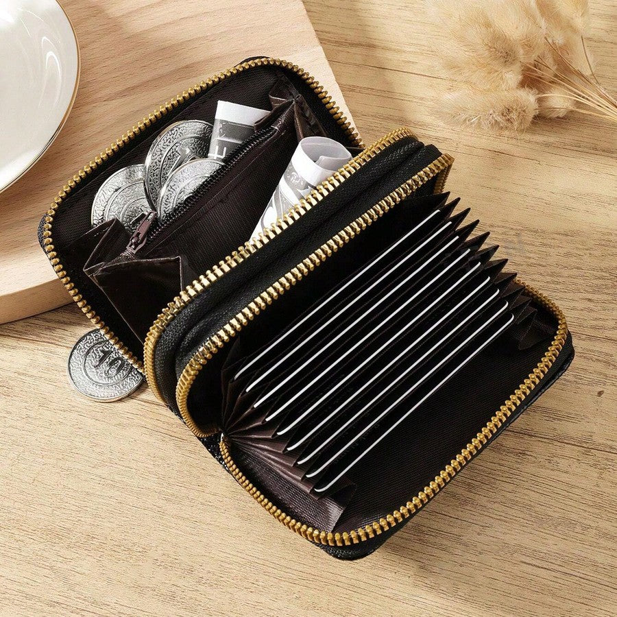 Double Zipper Wallet | Pocket Wallet | Coin Purse | Multi-Card Organizer